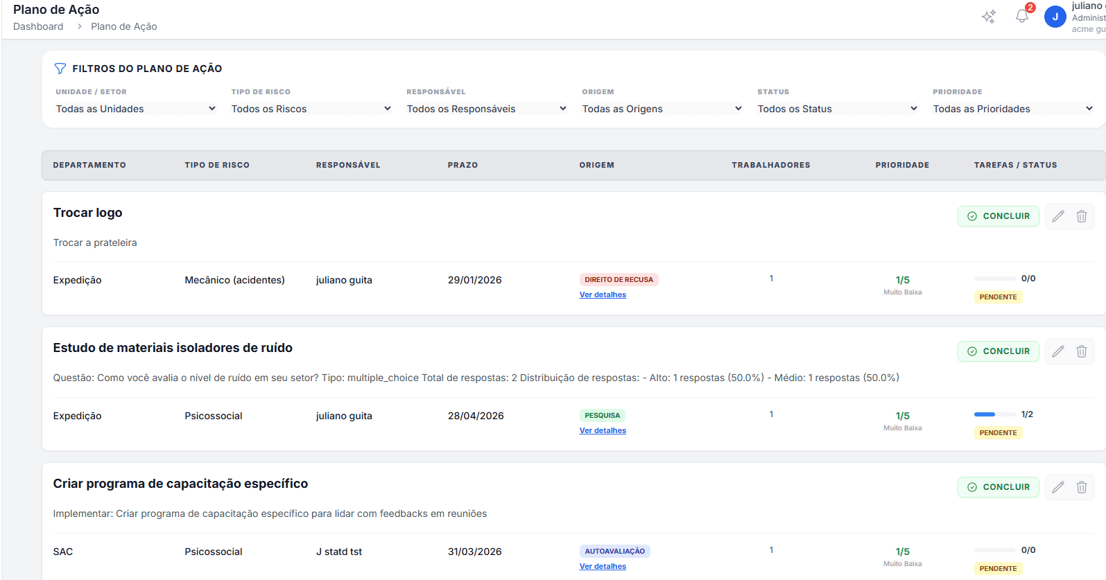 5. Ciclo de Resolução e Controle